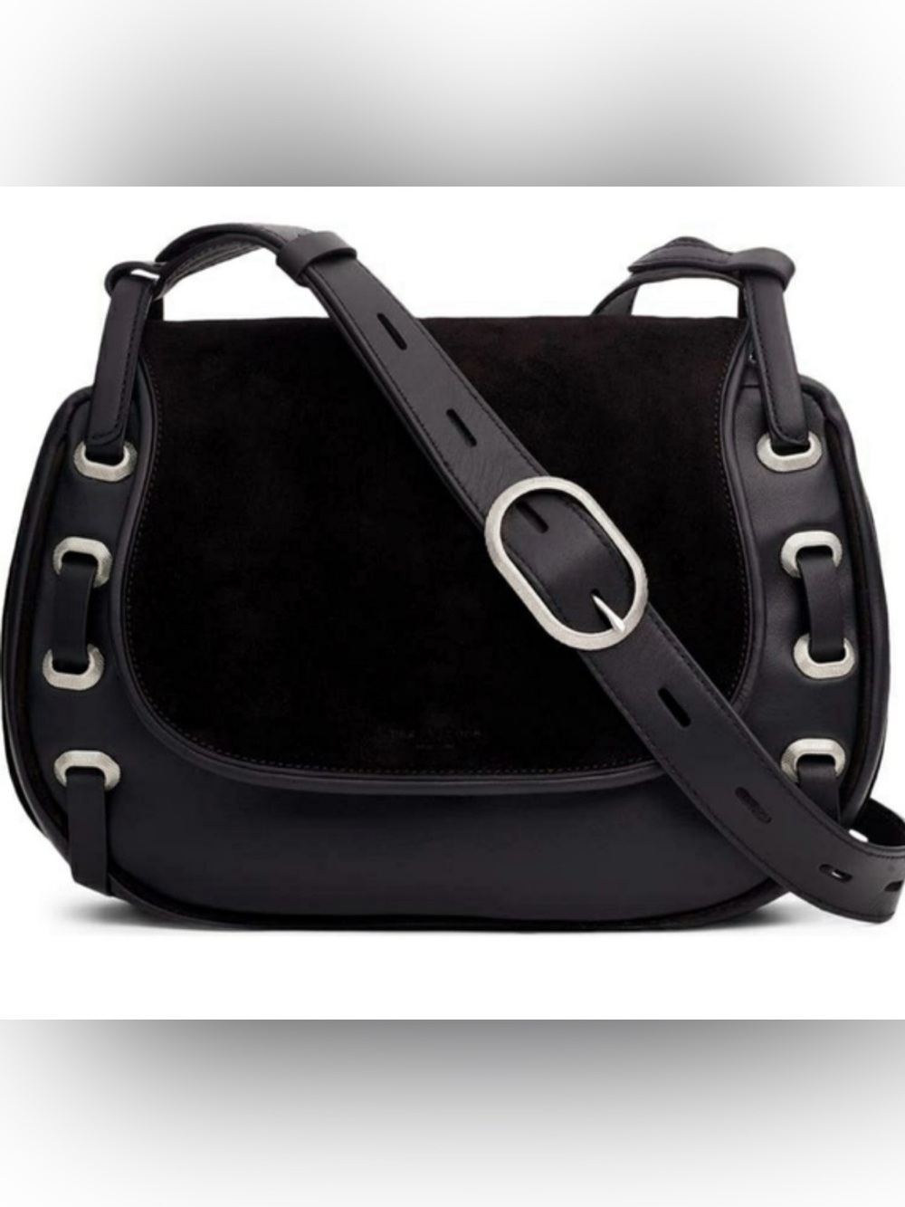 Rag & Bone Legend Leather Crossbody Saddle Bag